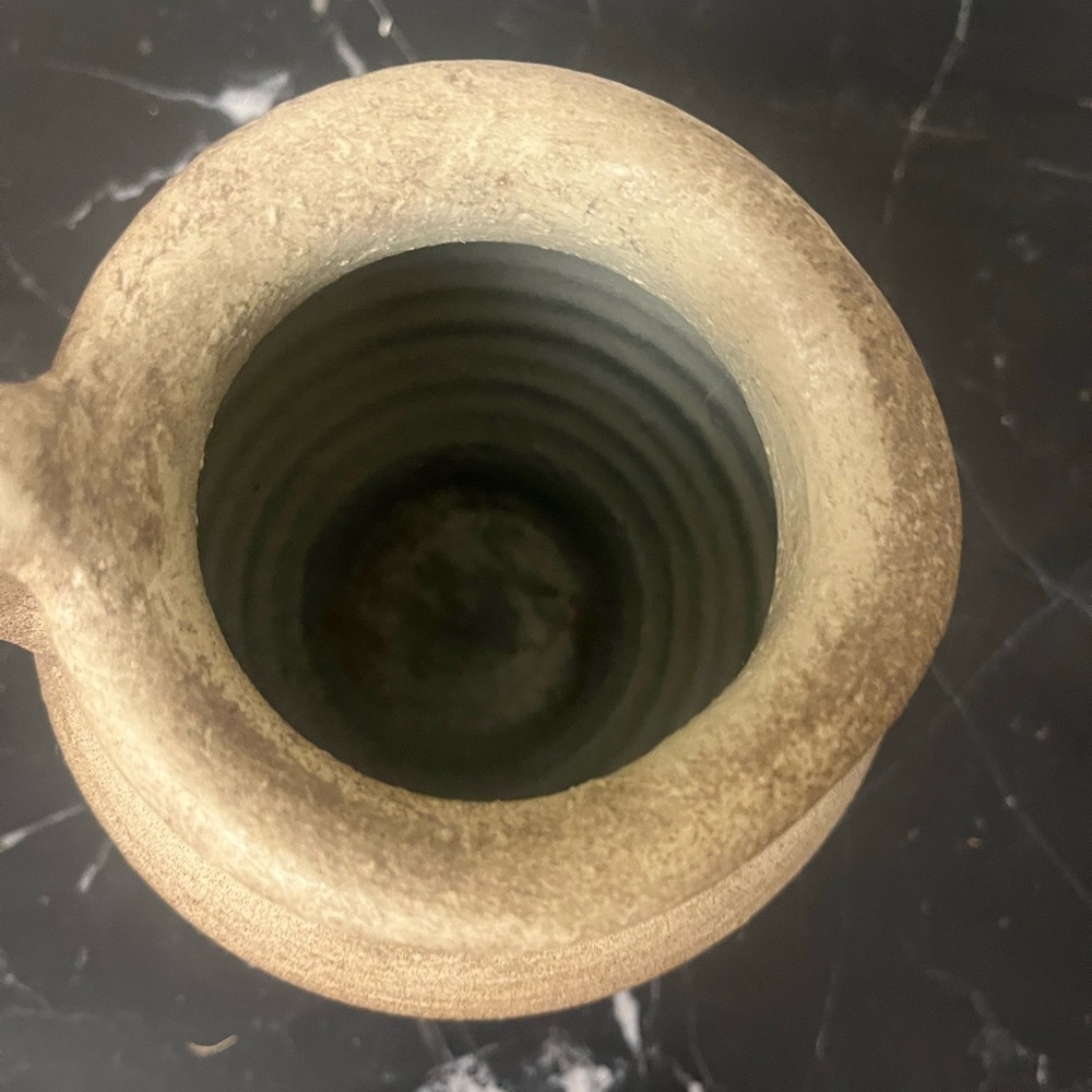 Painted Ceramic Pitcher/Vase - Picture 2 of 4